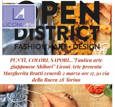 Margherita Bratti “PUNTI COLORI SAPORI” – 1 – 4 marzo OPEN DISTRICT.TO