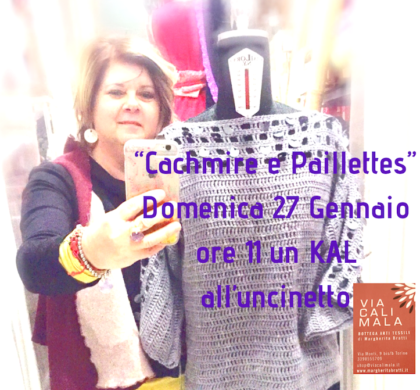 Cachmire e Paillettes a VIACALIMALA