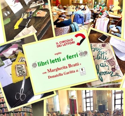 Libri letti ai ferri il “Knit/cafè” al Circolo dei Lettori