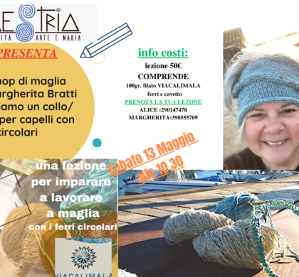 Workshop di Maglia con i ferri circolari a Cagliari